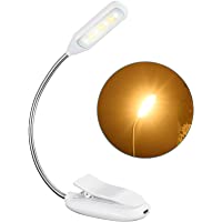 LITOM Luz de Lectura- Luz de Libro Recargable con 60H de Autonomía- 7 LED con 9 Modos de Luz- 360° Flexible Lampara de…